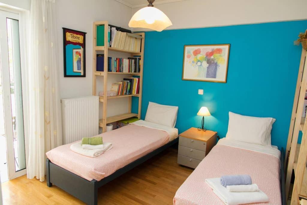 אתונה Spacious Family Flat Near Parthenon Free Parking מראה חיצוני תמונה